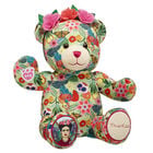 Frida Kahlo Icon Collage Teddy Bear with Flower Crown Headband - Build-A-Bear Workshop®